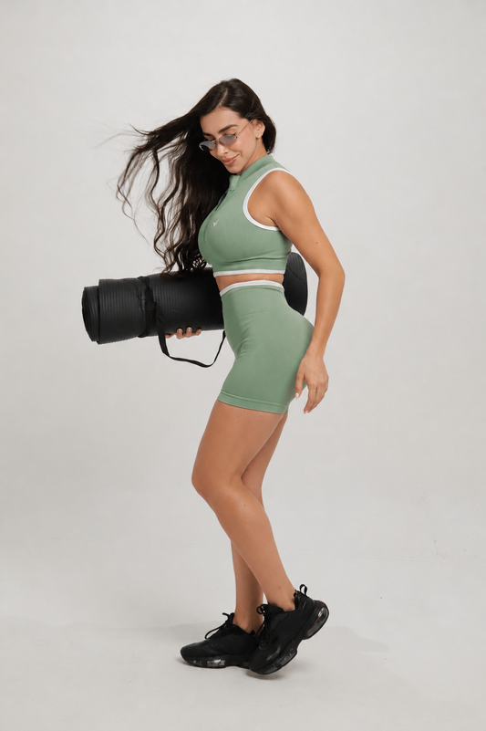 SET S+T OLIVE GREEN AURA COLLECTION
