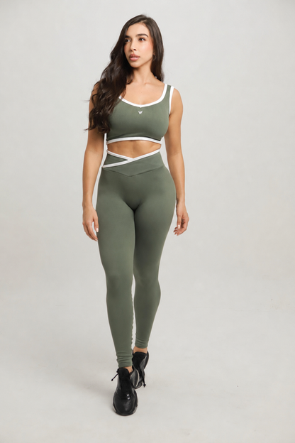 SET L+T MILITARY GREEN AURA COLLECTION